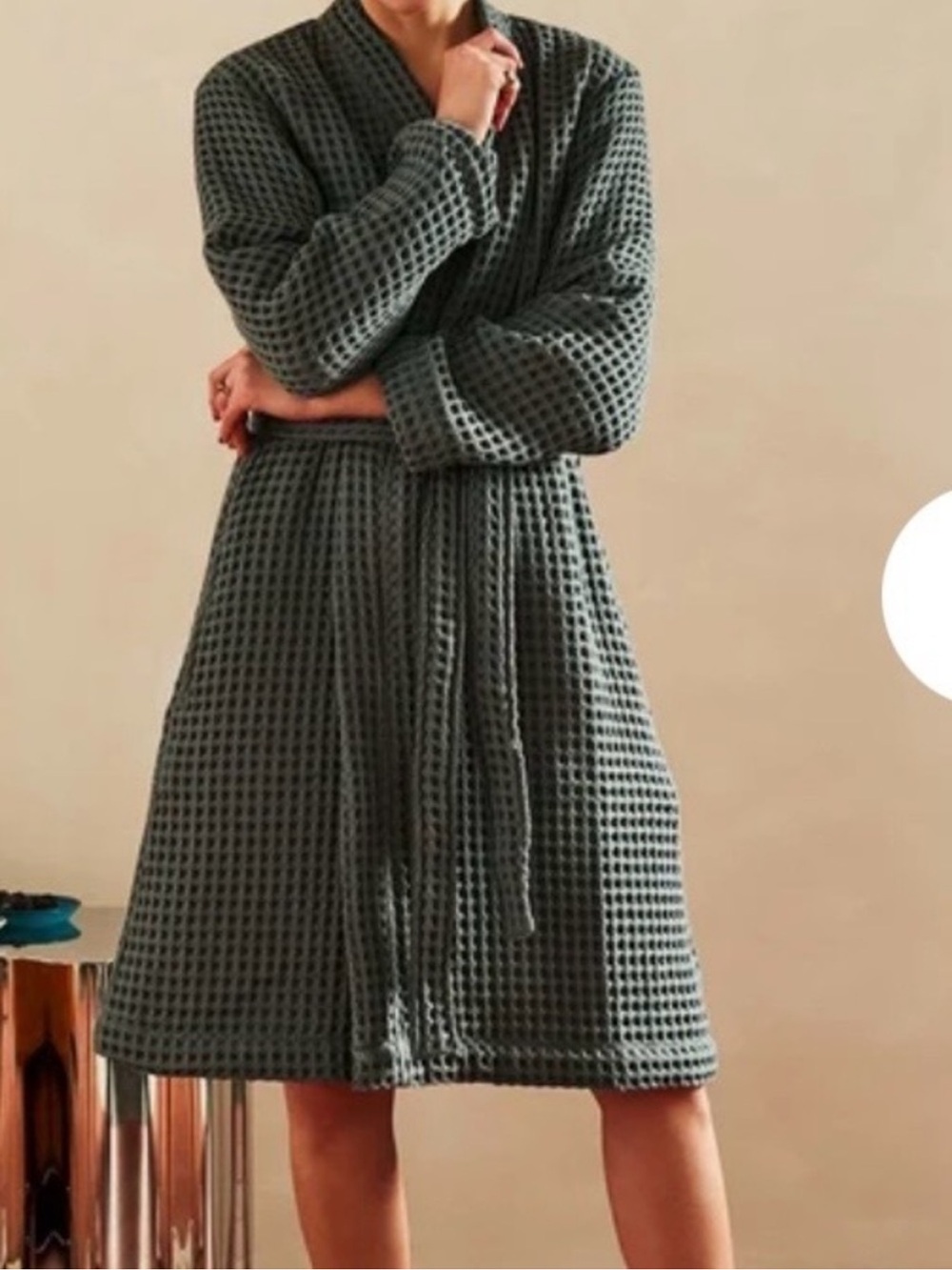 Brooklinen Waffle Knit Robe - Picture 2 of 6